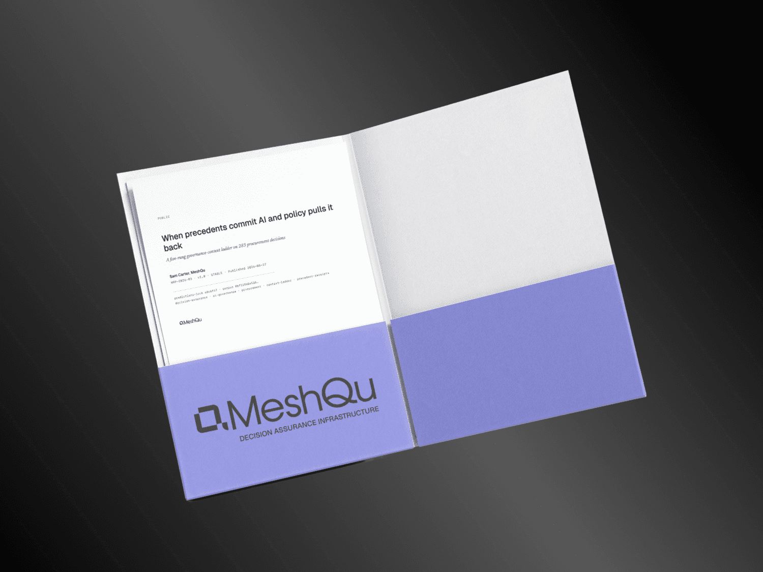 Cover — When precedents commit AI and policy pulls it back (MRP-2026-03)